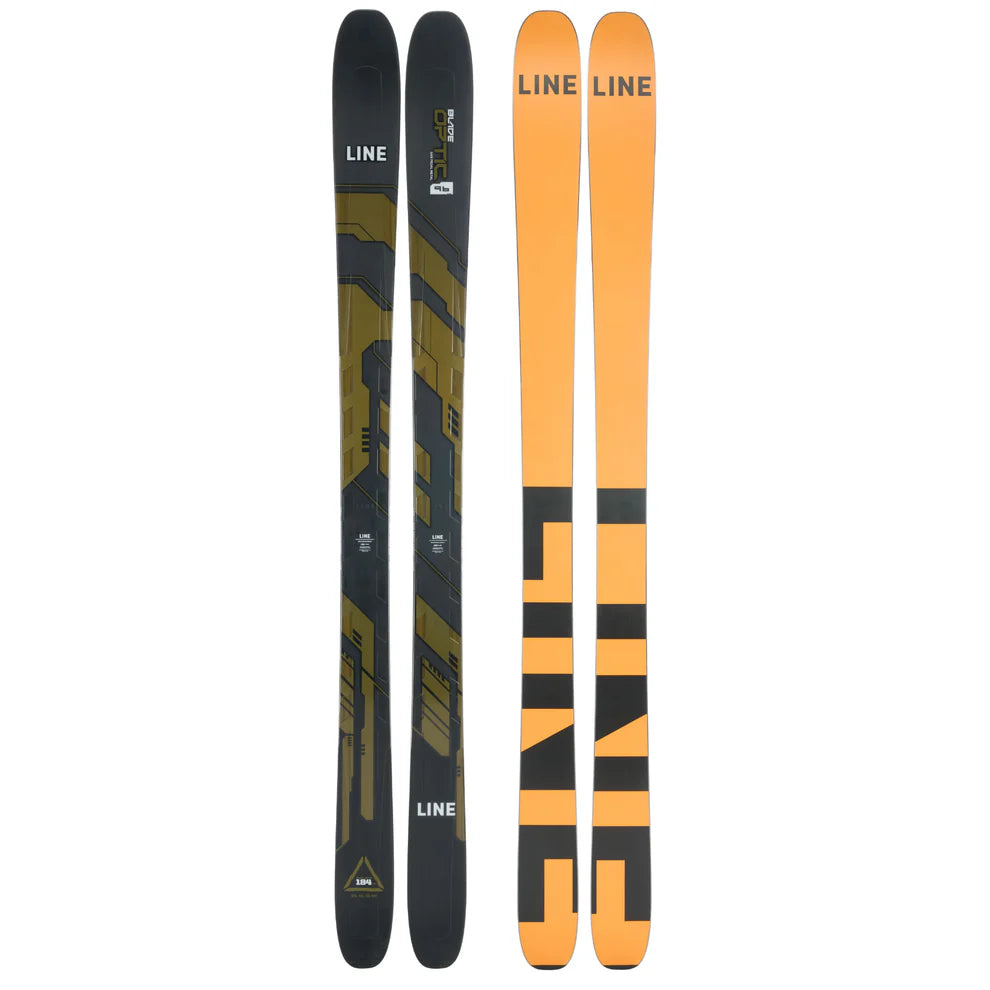 Skis for skiers tackling narrow mountain trails-Line Blade Optic 96 Skis Adult 2025