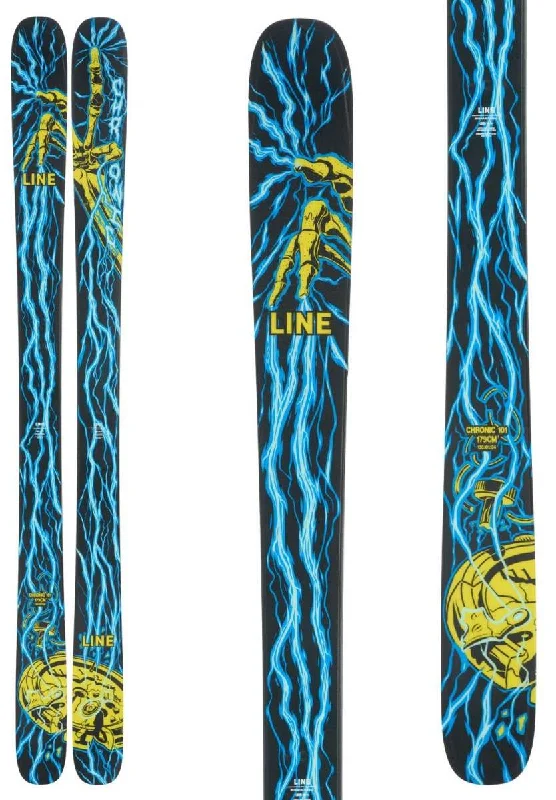 Skis for backcountry adventures-Line Chronic 101 Skis 2024