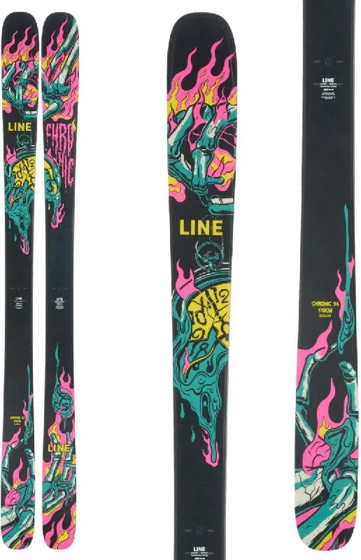 Skis for ultimate backcountry skiing freedom-Line Chronic 94 Skis 2024