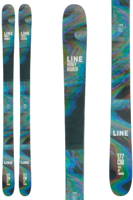 Skis for skiing on alpine slopes-Line Honey Badger Skis 2024