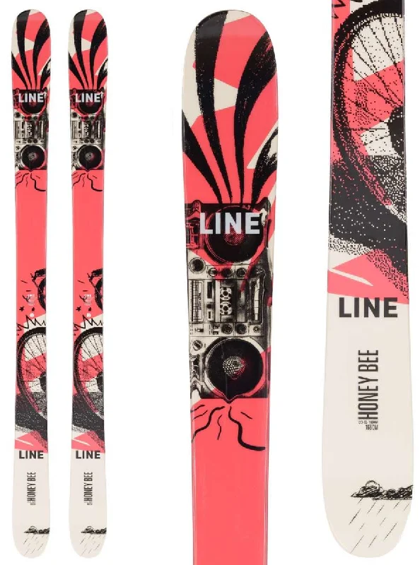 Skis for fast skiing on both groomed and powder snow-Line Women's Honey Bee Flat Ski 2022-2023