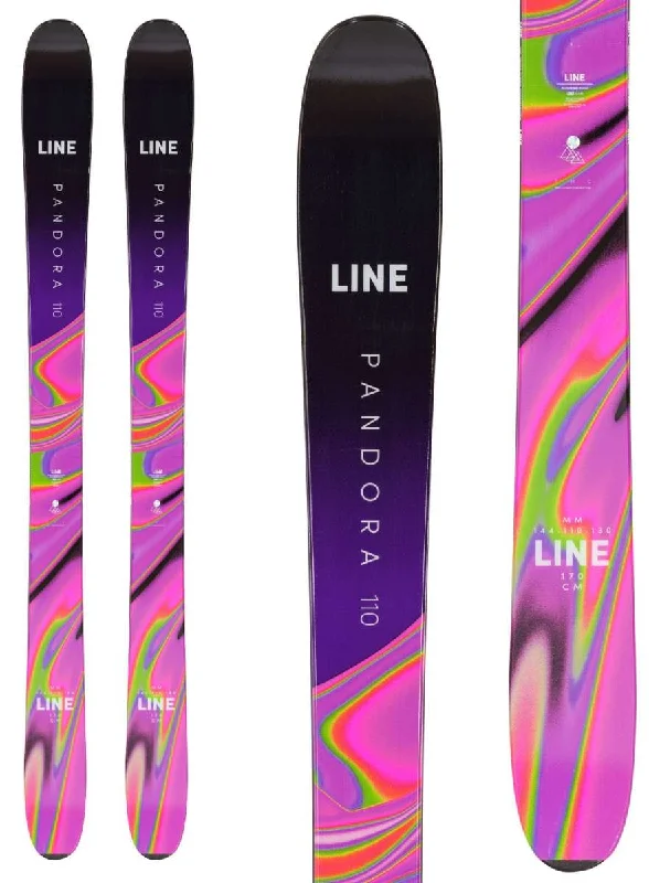 Skis for mastering advanced skiing moves in the park-Line Women's Pandora 110 Flat Ski 2022-2023