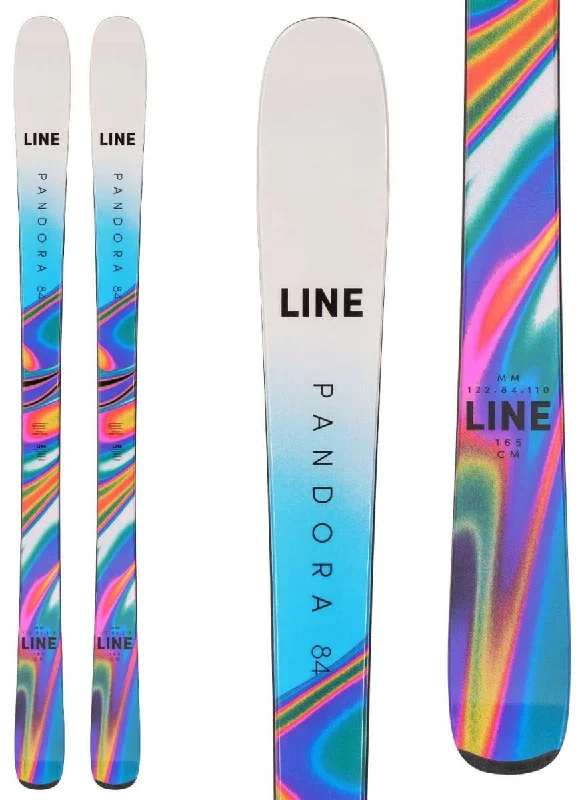 Skis for skiers who love to push limits-Line Skis Ladies Pandora 84 Flat Ski 2022-2023