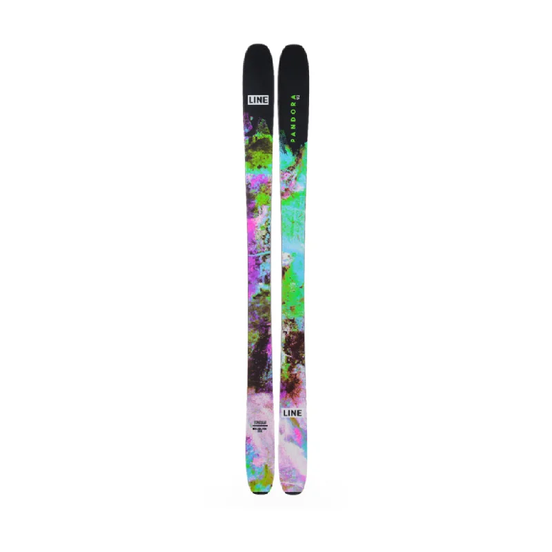 Skis for ski adventures in remote locations-Line Pandora 92 Skis Adult 2025