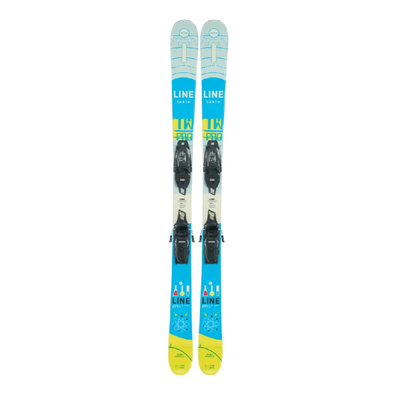 Skis for perfect glide on hard-packed snow-Line Wallisch Shorty 7.0 Skis Youth 2024