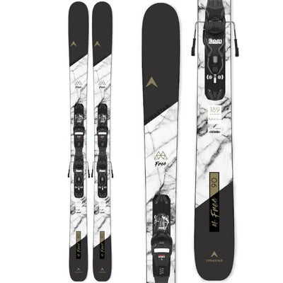 Skis for ski adventures in remote locations-Dynastar M-Free 90 Skis with XP 11 Bindings 2024