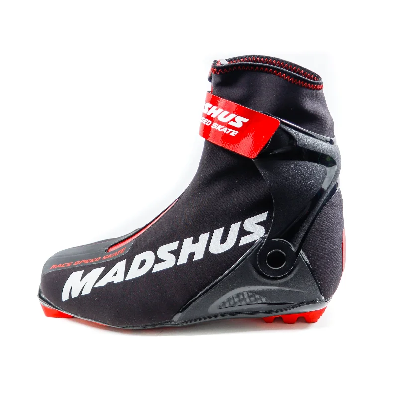 ski boots for maximum protection-Madshus Race Speed Skate Nordic Ski Boots. Size 41 (US 8)