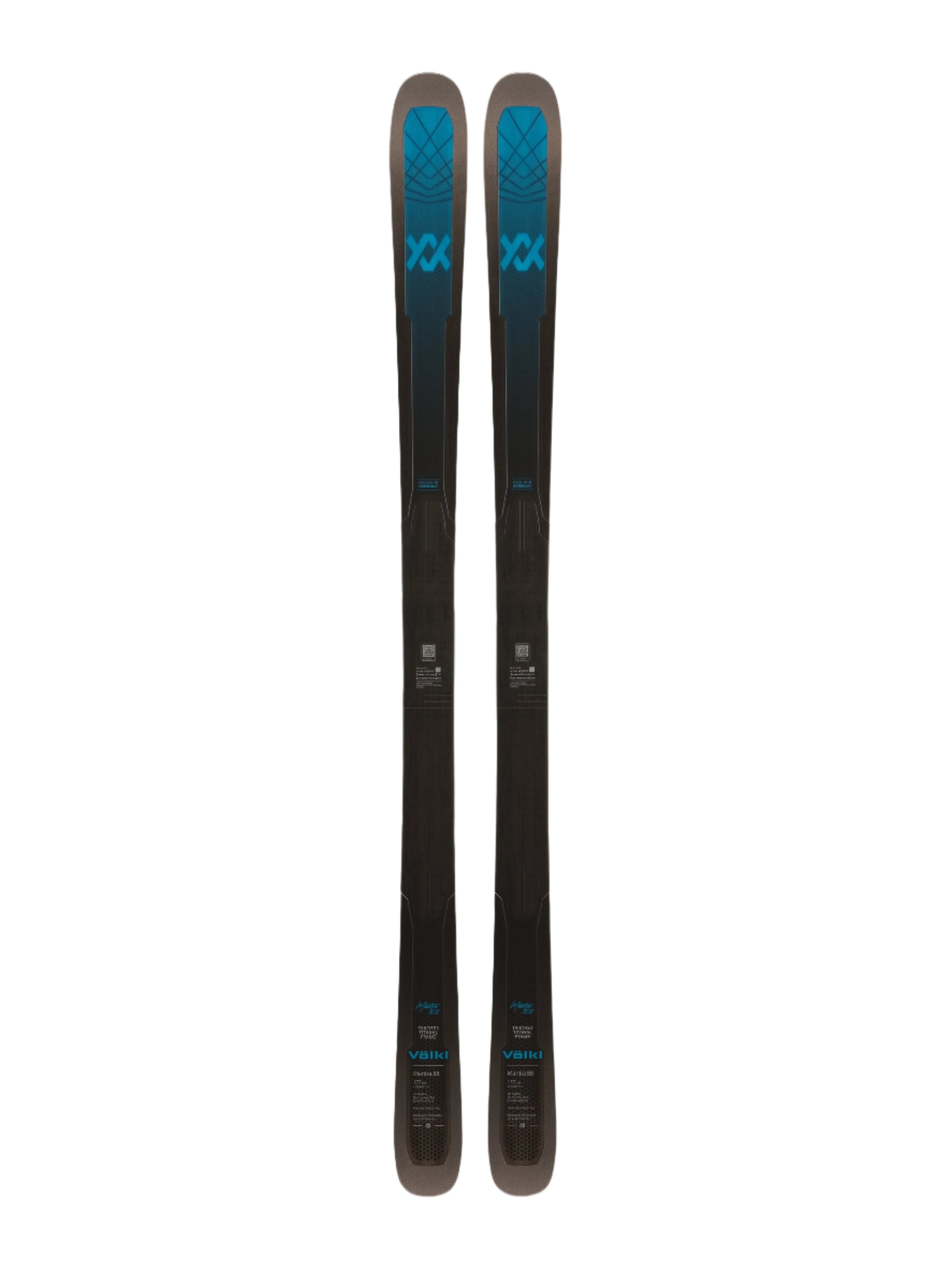 Skis for skiing on alpine and backcountry slopes-Völkl Mantra 88 Flat Skis 2025