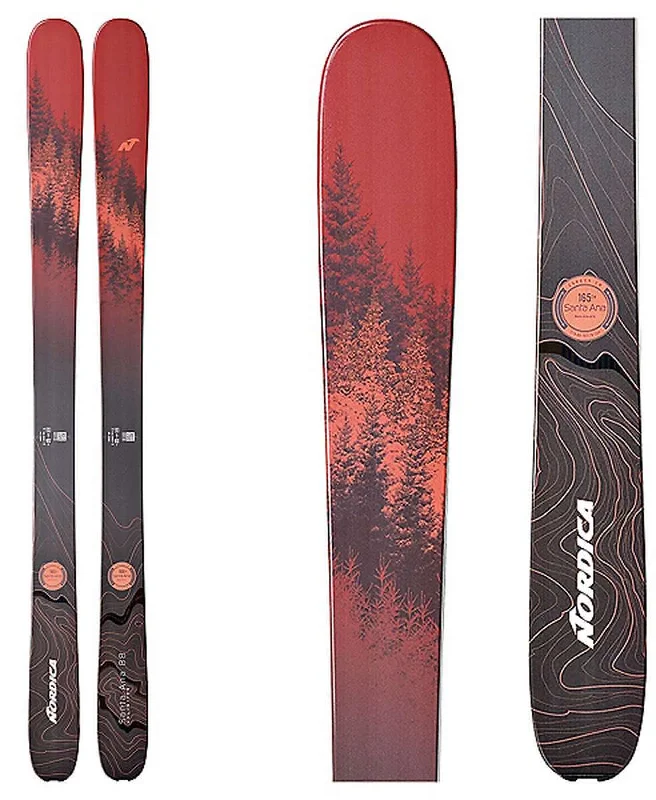 Skis for conquering steep slopes with style-Nordica Ladies Santa Ana 88 Unlimited 2022