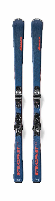 Skis with a wide body for improved flotation-Nordica Men's Steadfast 75 CA FDT Skis with TP2 Bindings 2025