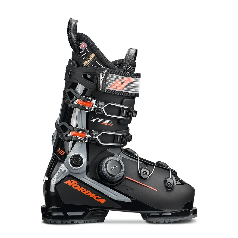 ski boots for freestyle competitions-Nordica Speedmach3 BOA 110 Mens Ski Boots 2025