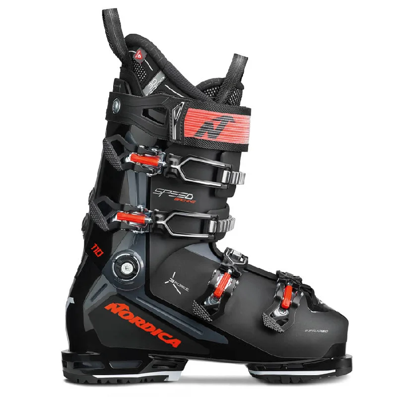 ski boots for beginner-friendly skiing-Nordica Speedmachine 3 110 Ski Boots 2024