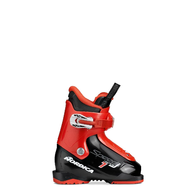 ski boots for skiing at high speed-Nordica SpeedMachine J1 Youth Boys Ski Boots - 2025