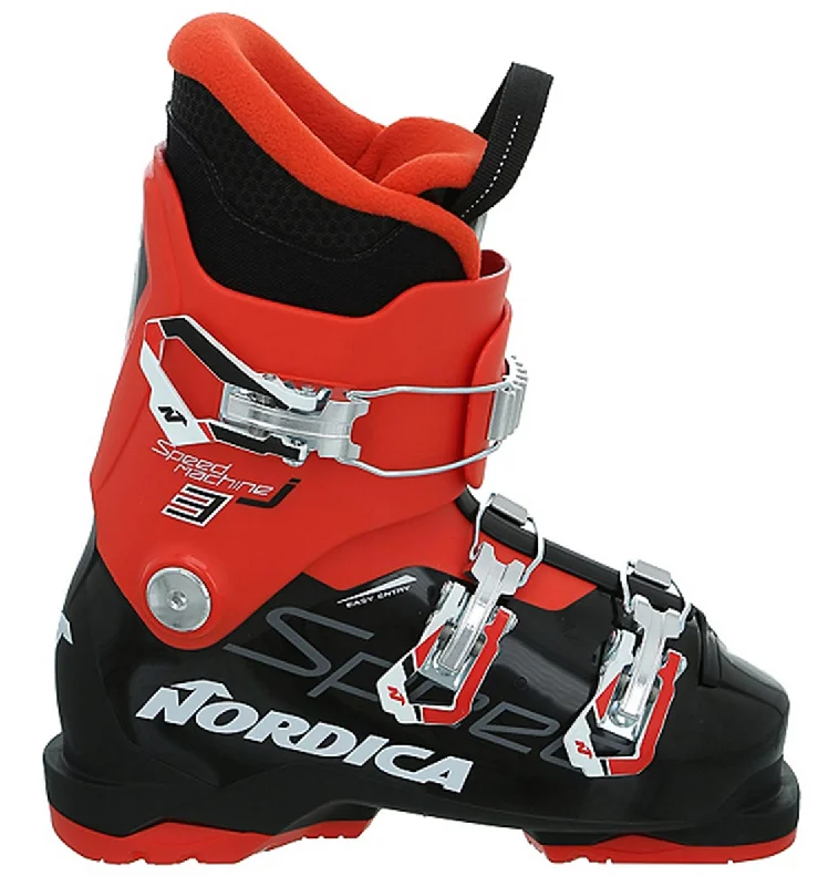 ski boots for high-altitude skiing-Nordica Speedmachine J3 Ski Boots - Juniors