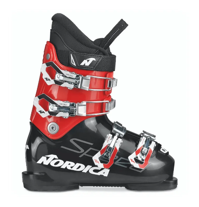 ski boots for trekking in snowy mountains-Nordica Speedmachine J4 Ski Boots -Youth