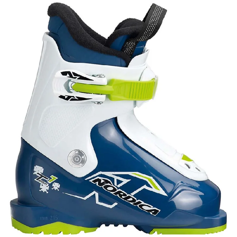 ski boots for wide feet with maximum comfort-Nordica Team 1 Ski Boots - Kids