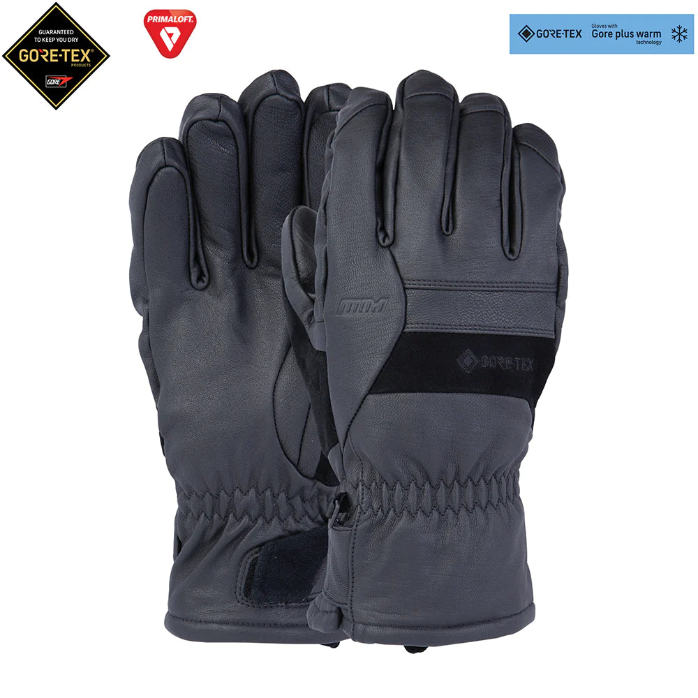 womens trendy winter gloves with color-blocking-POW STEALTH GTX GLOVE