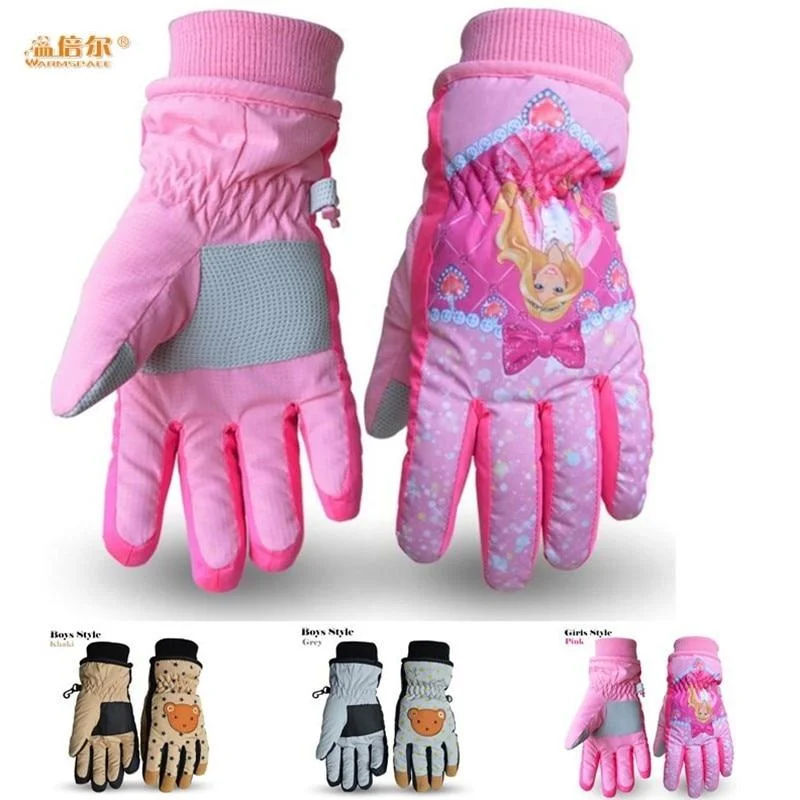 您说：POWERPAI Ski Snowboard Cartoon Gloves - Kid's