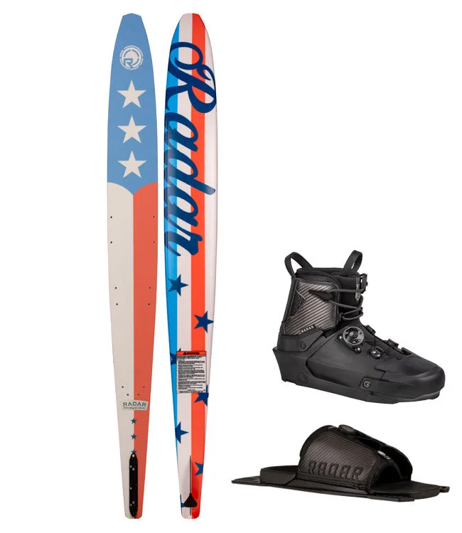 Skis for mastering off-piste terrain-Radar Americana Vapor Pro Build Slalom Ski with Vapor Boot & RTP (2025)