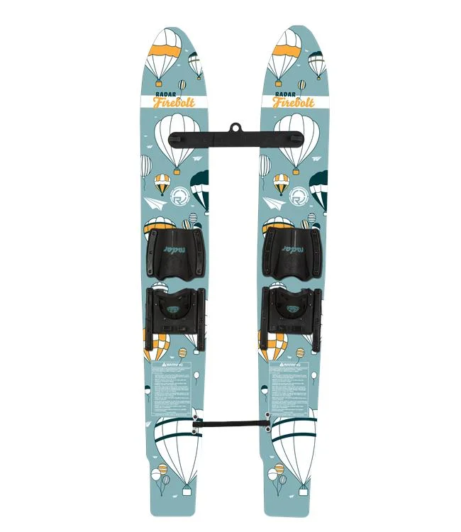 Skis for smooth and responsive rides on groomed slopes-Radar Firebolt Kids Combo Water Skis (2025)