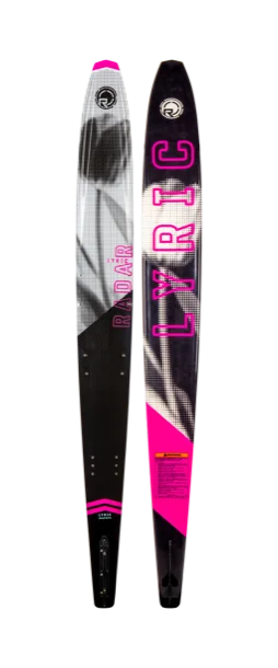 Skis for maximizing energy efficiency on uphill routes-Radar Lyric Graphite Women's Waterski - 2024