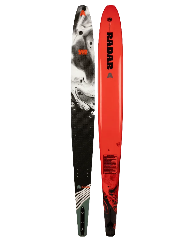 Skis for adventurous skiers seeking speed and performance-Radar Senate Graphite Waterski - Candy Red / Carbon - 2025