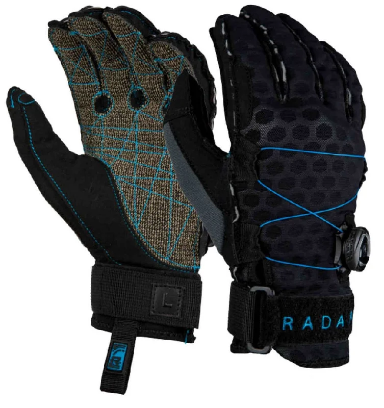 womens fashionable gloves with contrast stitching-Radar Vapor Boa K water ski gloves