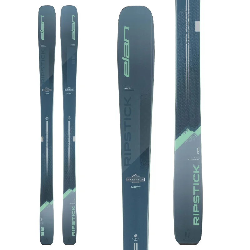 Skis for skiers who love the challenge of steep descents-Elan Ripstick 88 Women's Skis