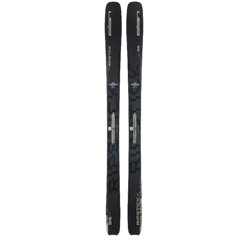 Skis for skiing in varying conditions-Elan Ripstick 96 Black Edition Skis 2025