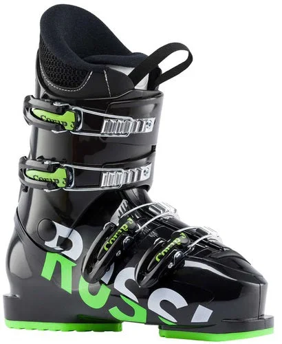 ski boots for heavy snow conditions-Rossignol Comp J4 Kids Boot