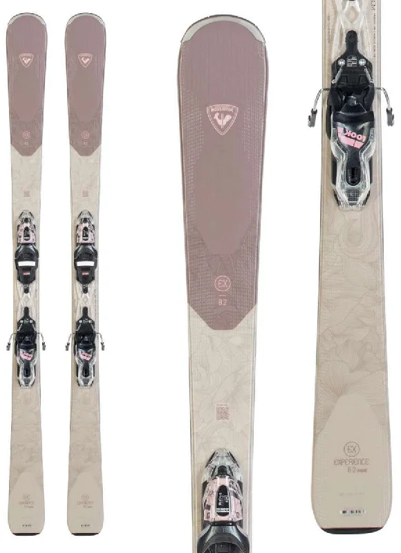 Skis for backcountry adventures-Rossignol Experience 82 Skis with X11 Bindings 2023