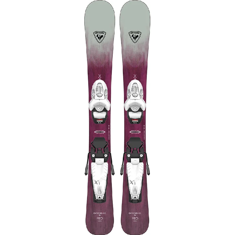 ski bindings for terrain park enthusiasts-Rossignol Experience W Pro Kids Skis / Team4 Kids Bindings 2025