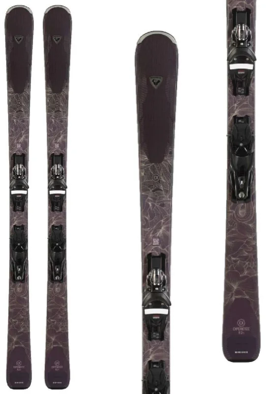 Skis for a smooth ride on icy slopes-Rossignol Ladies Experience 82 TI System Ski With SPX 12 Ski Bindings 2023