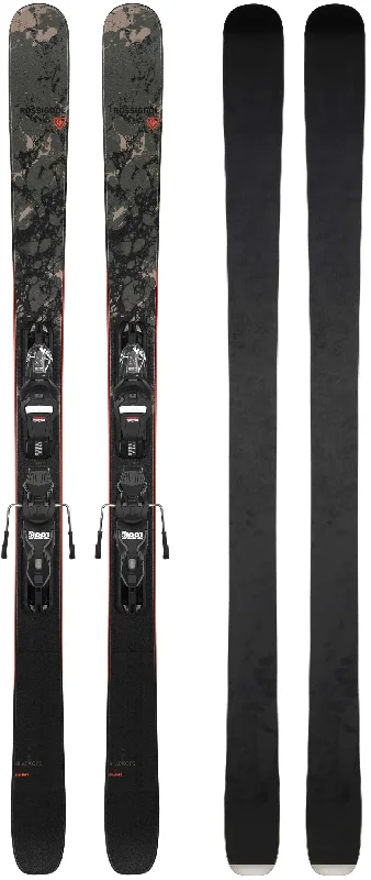 Skis for smooth, effortless downhills-Rossignol Blackops Smasher Ski with Xpress 10 GW Ski Bindings 2021-2022