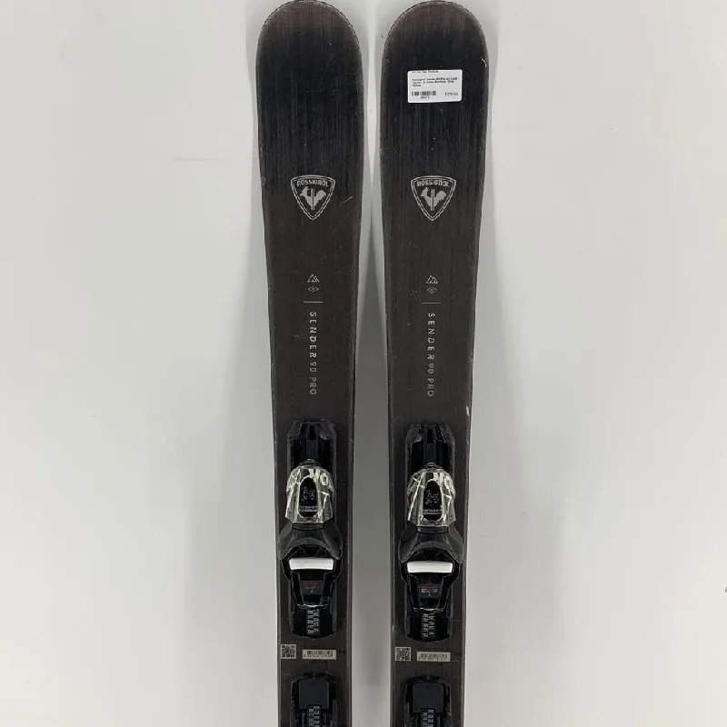 Skis for smooth and responsive rides on groomed slopes-Rossignol Sender 90 Pro w/ Look Xpress 10 Demo Bindings