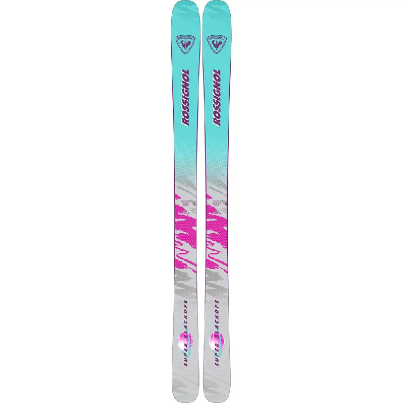 Skis for smooth carving transitions-Rossignol Super Blackops 98 Mens Skis 2025