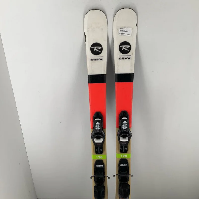 Skis for skiing in backcountry with maximum stability-Rossignol Terrain Junior Skis w/ Look Kidx Demo Binding