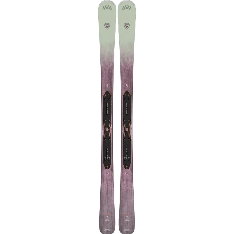 Skis with optimal flex for aggressive skiers-Rossignol Experience W 78 CA (XP10 System Binding) Skis Womens 2025