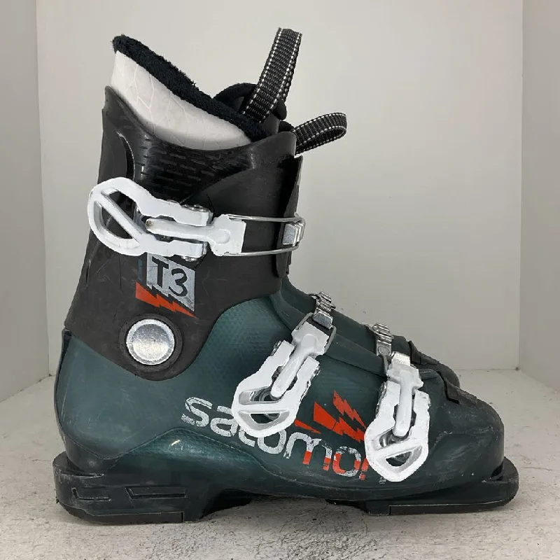 ski boots for ski racers with comfort-Salomon Junior's T3 Ski Boots