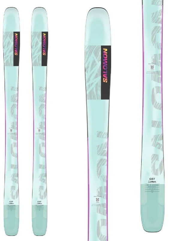 Skis for skiers who prefer soft, deep snow-Salomon Ladies QST Lumen 98 Skis 2024