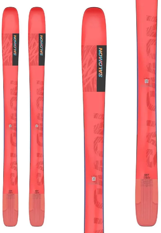 Skis for advanced tricks and park performance-Salomon Women's QST Stella 106 Skis 2024