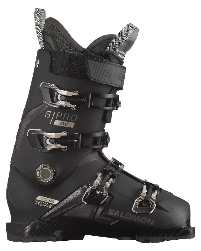 ski boots for the ultimate skiing experience-Salomon S/Pro MV 100 Ski Boots