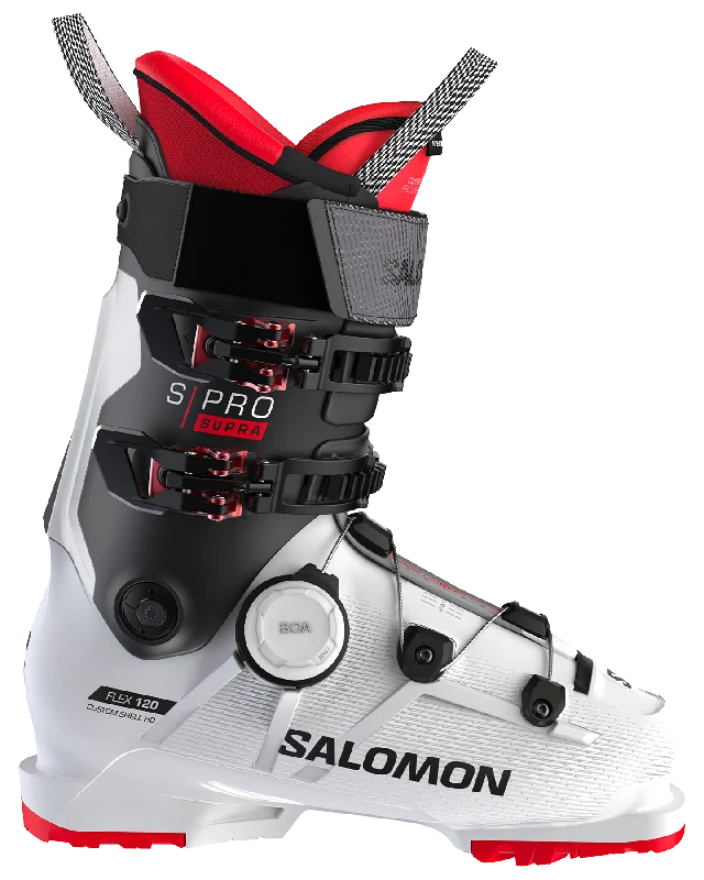 ski boots for ski racers-Salomon S/Pro Supra Boa 120 Ski Boots