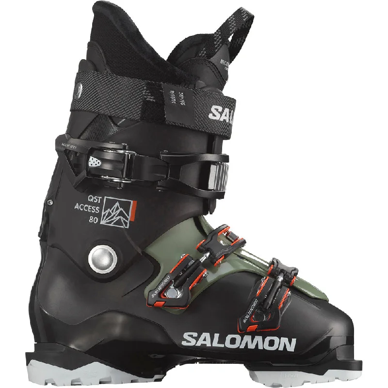 ski boots for icy conditions-Salomon QST Access 80 Ski Boots 2024