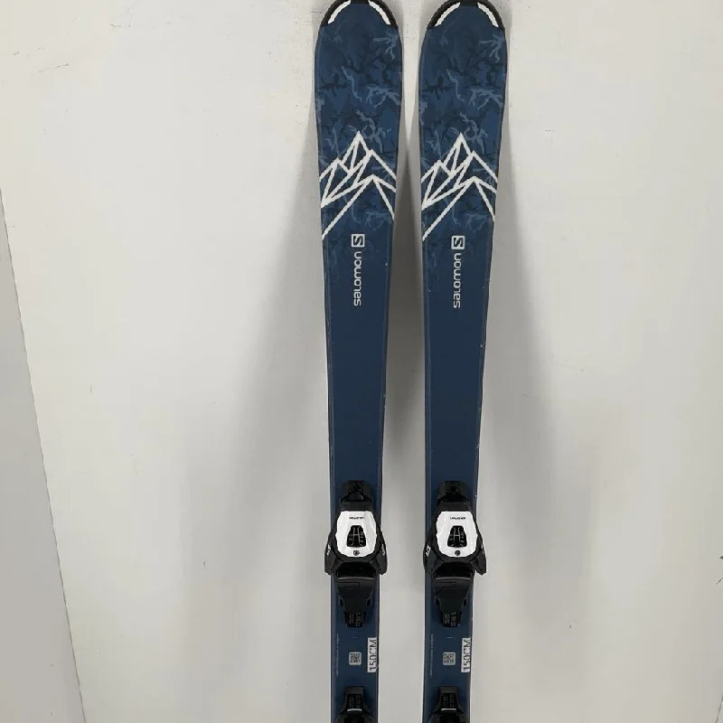 Skis for tackling steep terrain with confidence-Salomon QST Max Jr. w/ Salomon 6 Jr Demo Bindings