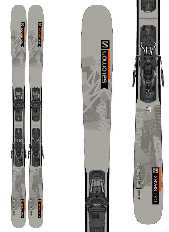 Skis for skiers who love a smooth glide-Salomon QST Spark 85 Skis With Marker 10 GW Bindings 2022