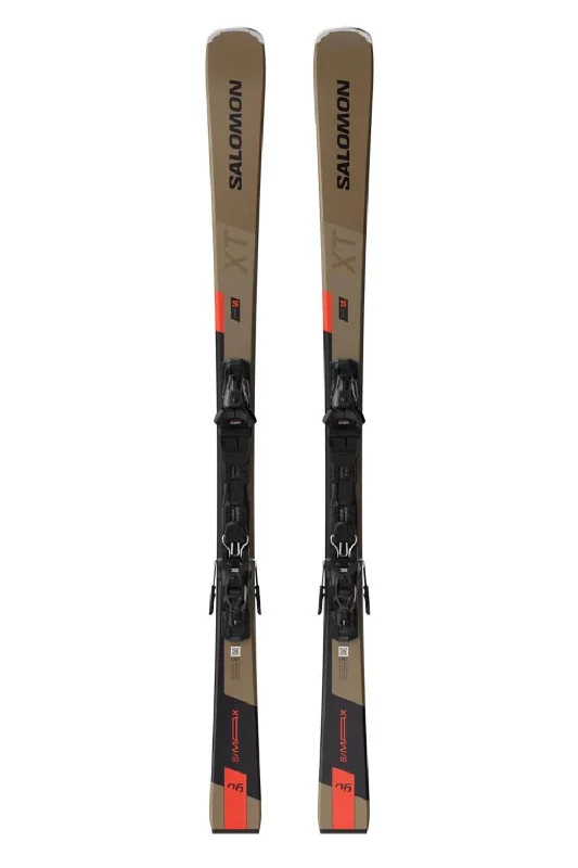 Skis for skiers who enjoy exploring off-piste routes-Salomon S/Max 6 XT + M10 GW Skis - Men's -24-25