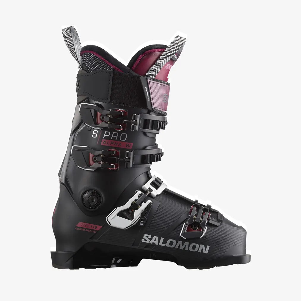 ski boots for freestyle jumps-Salomon S/Pro Alpha 110 EL Ski Boots - Women's