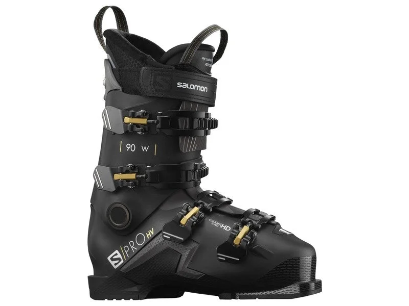 ski boots for high-performance downhill skiing-Salomon S/Pro HV 90 Ski Boots - Women's