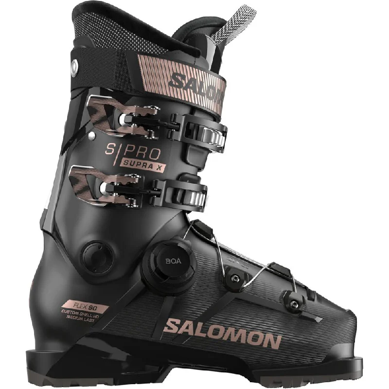 ski boots for ski tricks-Salomon S/Pro Supra BOA X90 GW Womens Ski Boots 2025